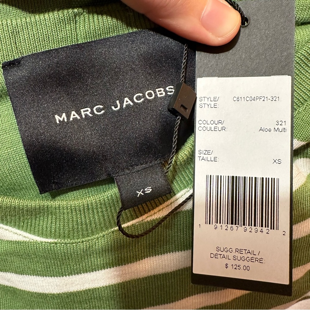 NWT Marc Jacobs The Striped T-Shirt - size XS - Picture 9 of 10